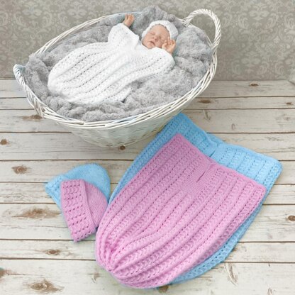 Baby Cocoon Knitting Pattern #688