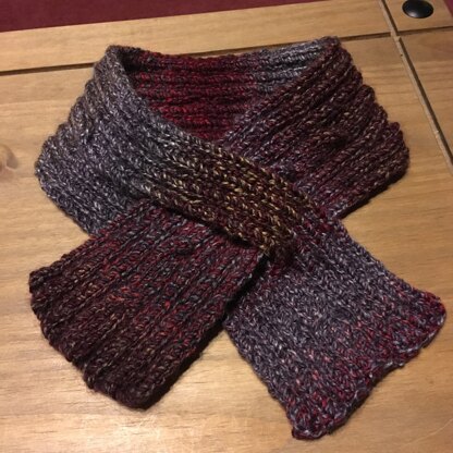 Burgundy marble scarf