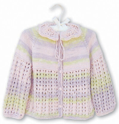 Petals Baby Cardie in Knit One Crochet Too Ty-Dy - 1520