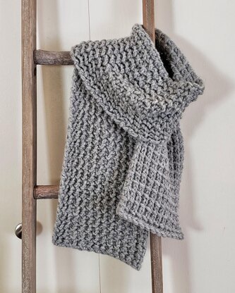 Woven Bridge Scarf Knitting pattern by Natalya1905 | LoveCrafts