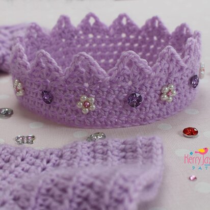 Crochet Crown Pattern UK By KJD
