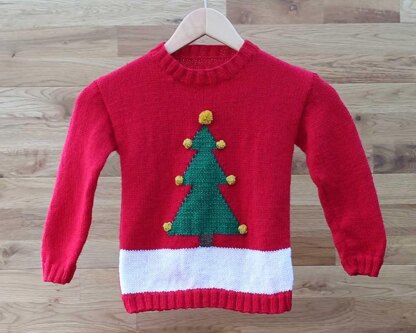 P143 Christmas Tree Jumper
