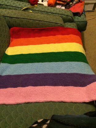 Gorgeous Rainbow Baby Blanket and Rainbow Baby Beanie Patterns