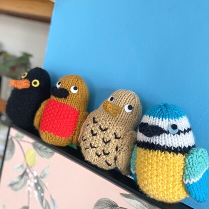 British Garden Birds Knitting Pattern