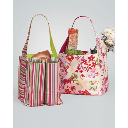 Simplicity Grocery Totes S9533 - Paper Pattern, Size OS (One Size Only)