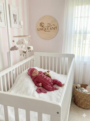 "Alyssum" Hooded Romper Set