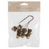 Groves Glitter Acorns on Wire: 8 Pieces