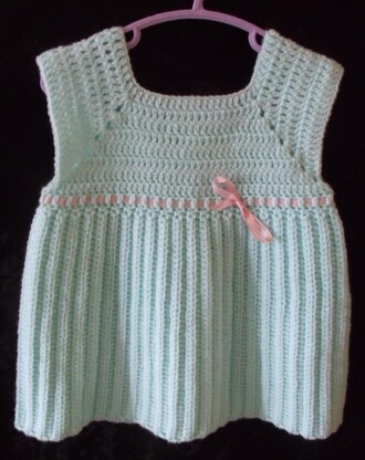 Baby Ribbed Jumper Dress & Pinafore