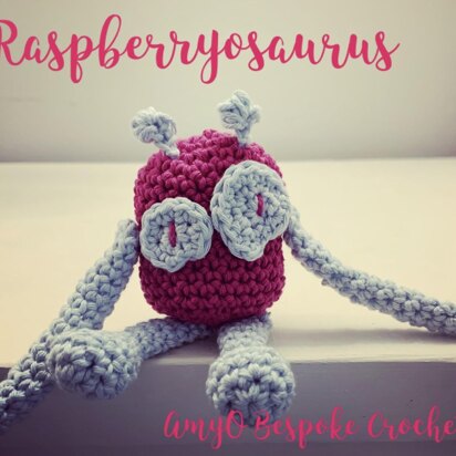 Amigurumi extraterrestrial - Raspberryosaurus