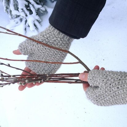 Bofur's Fingerless Mitts - knitting pattern