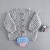 Matt Cardigan, hat & booties 18 inch chest 0-3mths