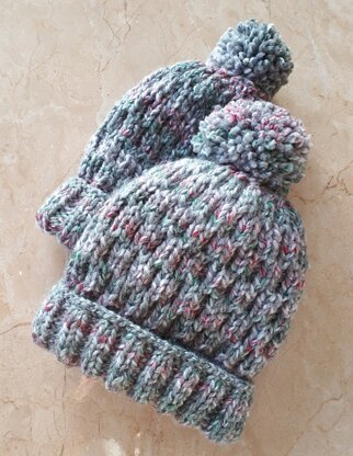 Honeycomb Hat - Christmas Super Chunky