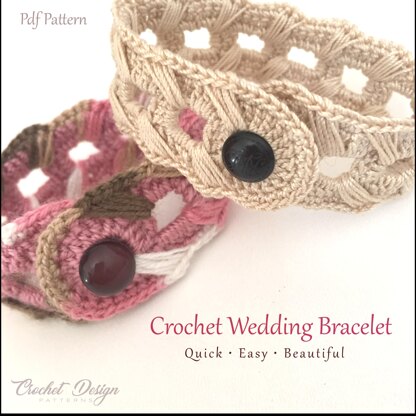 Crochet Wedding Bracelet