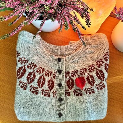 Crimson Forest Cardigan