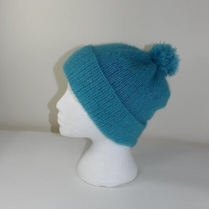 Party Angel Bobble Beanie Hat