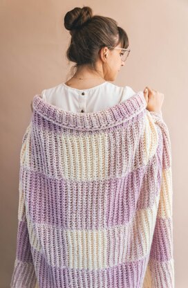 The Homemaker Gingham Crochet Throw