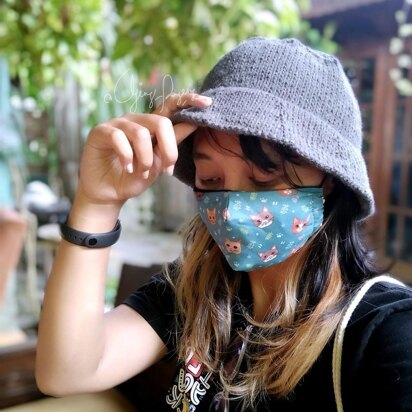 Polos Bucket Hat - knitting pattern