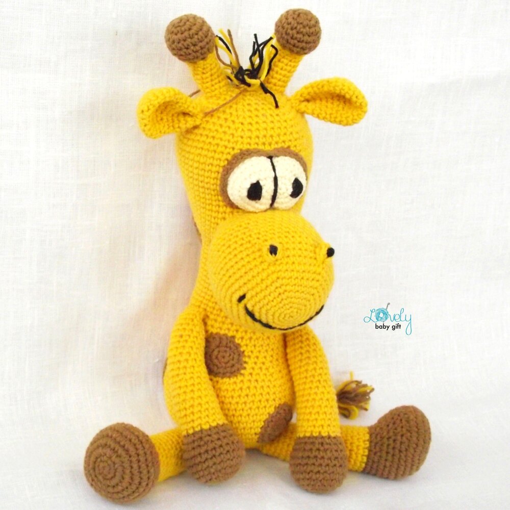 Cute Giraffe Crochet Stuffed Animal