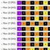 Pumpkin Halloween Cushion Diagonal Crochet Mini C2C Pattern Trick or Treat Graph