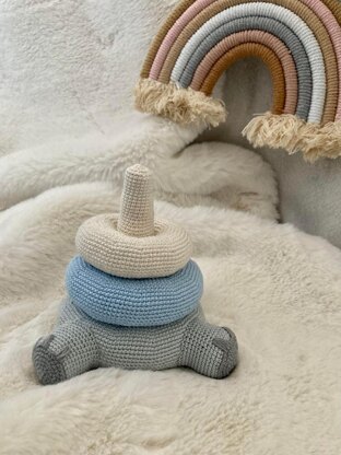 Baby Elephant Stacking Toy