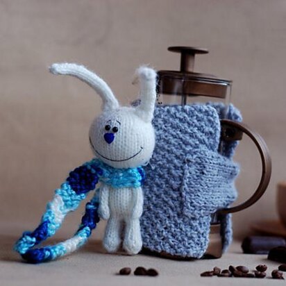 White Hare Good Morning French Coffee Press Coffee Cozy