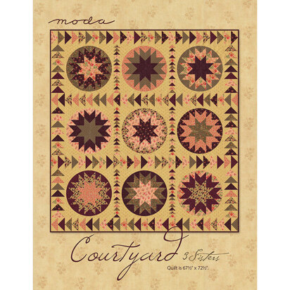 Moda Fabrics Courtyard Quilt - Downloadable PDF