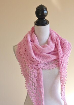 Eyelet Breeze Shawl