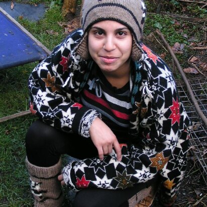 Peruvian Flap hat - knitting pattern