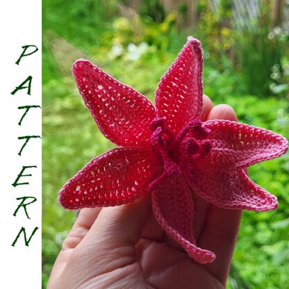 Lily flower pattern