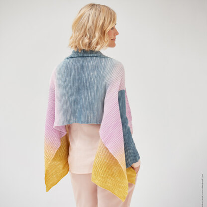 Lana Grossa 04 Crochet Jacket in Cool Wool Lace Hand Dyed PDF