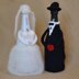 Groom Champagne Bottle Art Pattern