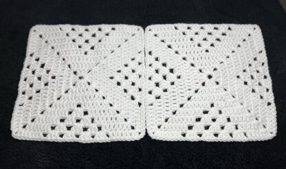 Half Diamond Granny Square