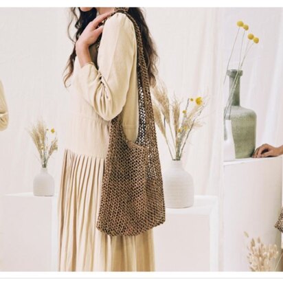 Glory Bag in Wool and the Gang Ra-Ra Raffia - Leaflet - knitting pattern