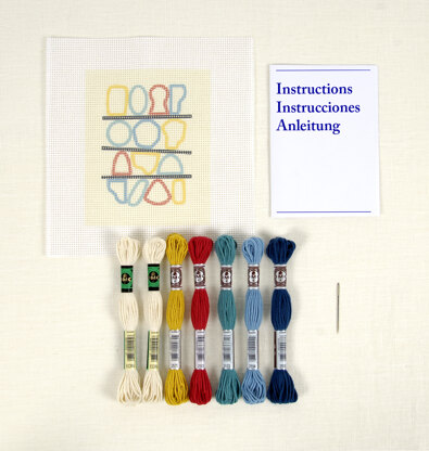 DMC Geo Construction Tapestry Kit - 12 x 15cm