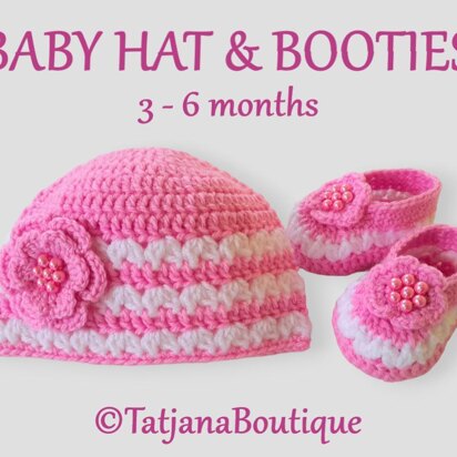 Baby Hat and Booties