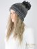 Gina Knit Pompom Hat #812