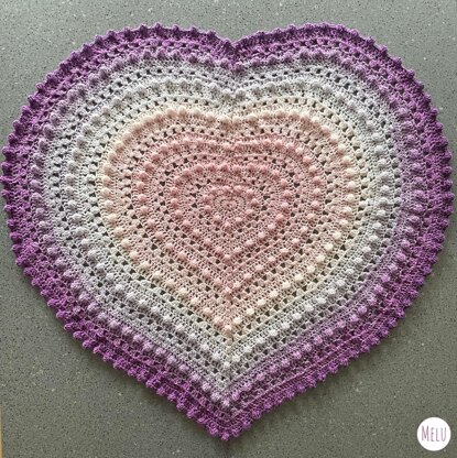 Love discount heart blanket