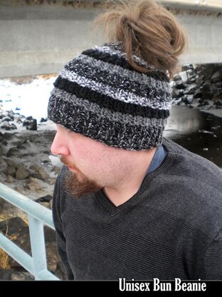 Unisex Bun Beanie