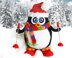 Crochet Penguin Amigurumi. Large Penguin Toy. Christmas Decor