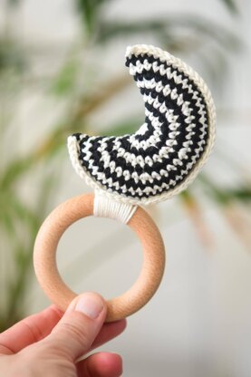 Crochet Sun, Moon and Star Baby Gym Toys