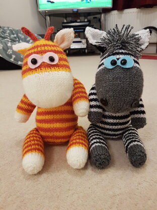 Gerry Giraffe and Ziggy Zebra!