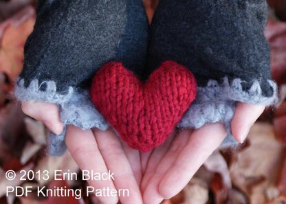 Heart Ornament Knitting Pattern (PDF)