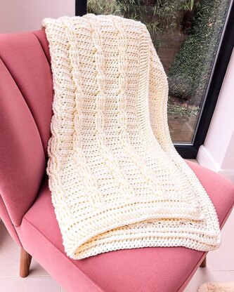 Cable Baby Blanket