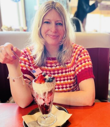 Raspberry Sundae Sweater