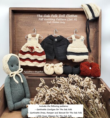 Clothes for The Oak Folk Doll Set N