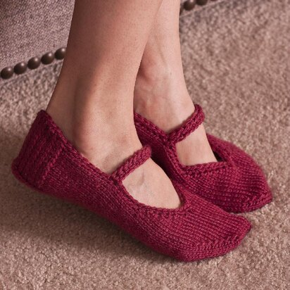 Prima Slippers - knitting pattern