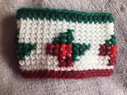 Holly Jolly Coffee Cup Cozy