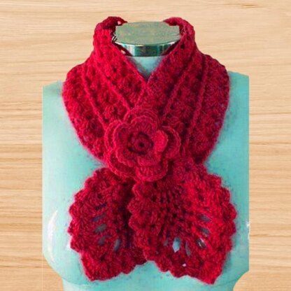 Crochet Neck Warmer Scarf