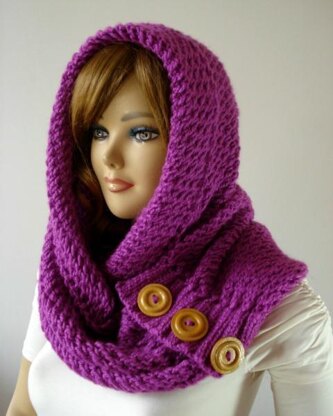 Loulou Kiss Hood Scarf