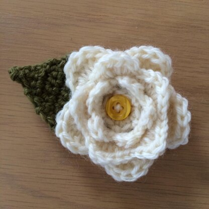 Yorkshire White Rose Corsage